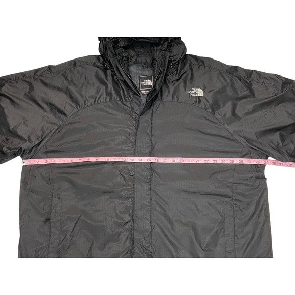 North Face Hyvent Men's XL Black Vintage Hoodie Jacket Coat Windbreaker - Picture 10 of 11